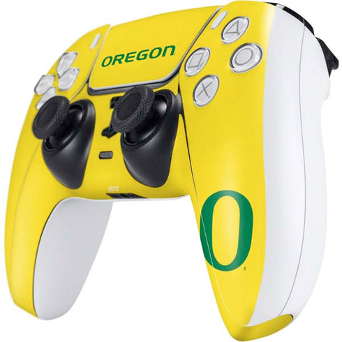 University of Oregon Mesh Yellow PS5 Controller Skin